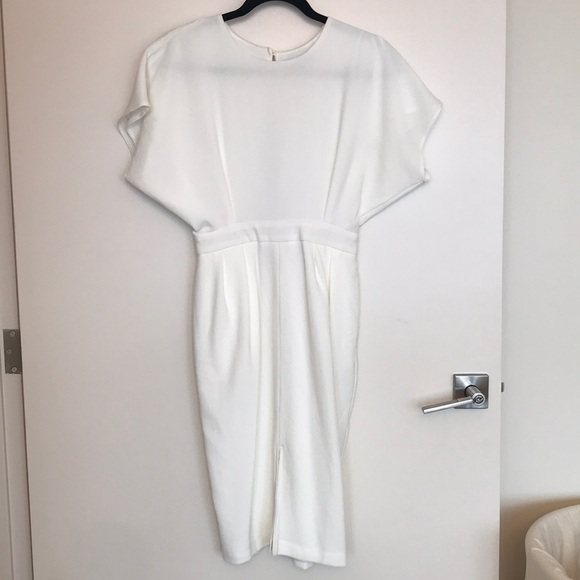 ASOS white open back dress - Picture 1 of 4